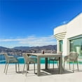 thumbnail image 2 of Compamia Air XL 5 Piece Extension Dining Set in Taupe, 2 of 7