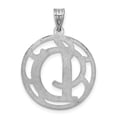 thumbnail image 4 of Sterling Silver Rhodium-plated Fancy Script Letter D Initial Pendant QC8999D, 4 of 4