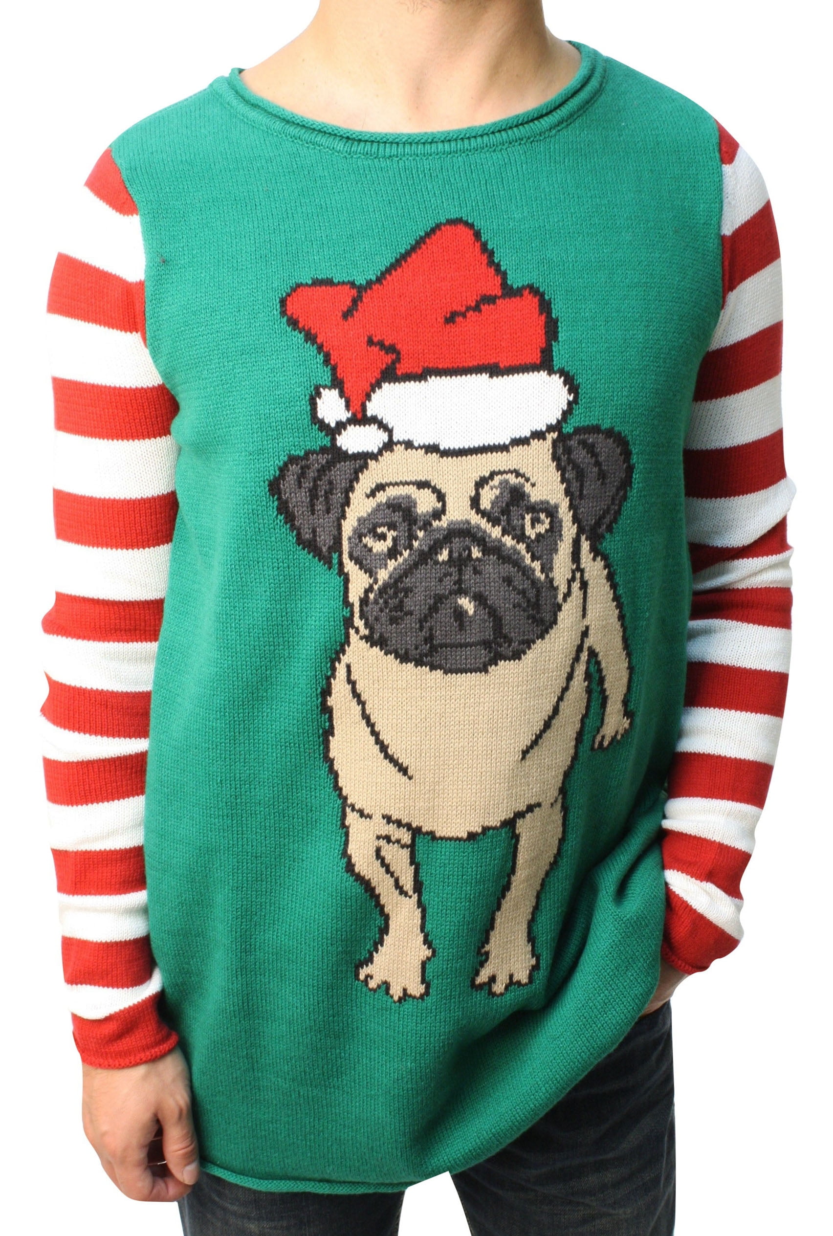 Ugly Christmas Sweater - Ugly Christmas Sweater Funny Teen Boy's Dog