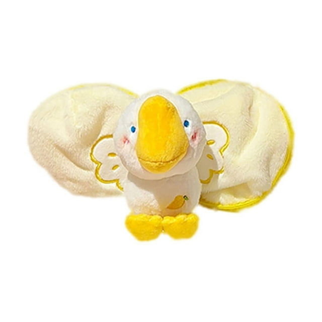 Plush Key Chain Cute Animal Fruit Zipper Closure Plush Keychain Toy for Handbag Car