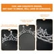 thumbnail image 4 of KAKOWELY Tiara de diamantes de imitación para niñas, tiara nupcial, corona de boda de diamantes de imitación, 4 of 5