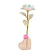 thumbnail image 2 of Rosa colorida de lámina de oro con luz LED | Rosa Eterna Preservada | Regalo romántico de rosa de aleación | Día de San Valentín | Navidad | Aniversario | 23x8cm | Elegante caja de regalo, 2 of 6