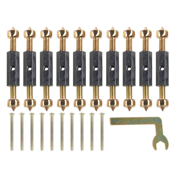 10 Pieces Cassette Screws Support Rod for Wall Mounted Switch Box Repair