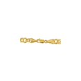 thumbnail image 4 of Auriga Fine Jewelry 14K Yellow Gold Double Link Charm Bracelet 7 inch for Women, 4 of 7