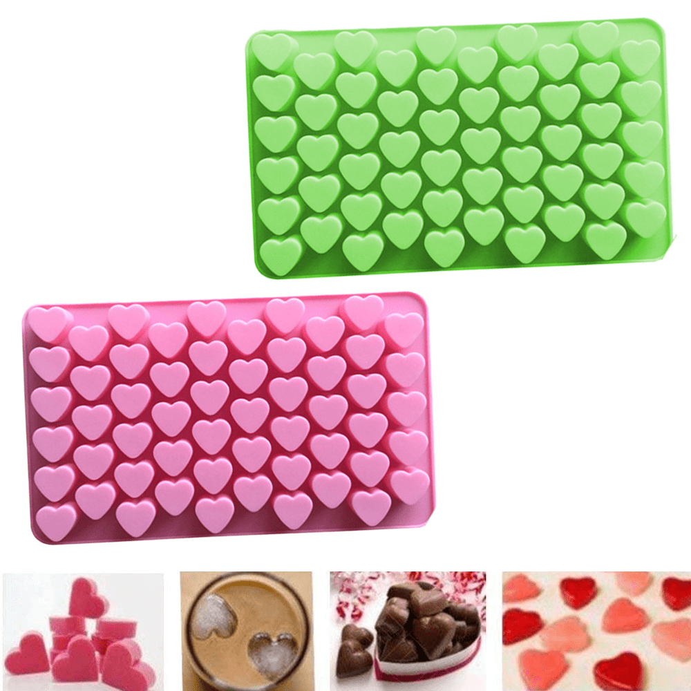Heart Mold Mini Silicone Molds for Candy Chocolate,Ice Cubes,Star Gumm —  CHIMIYA