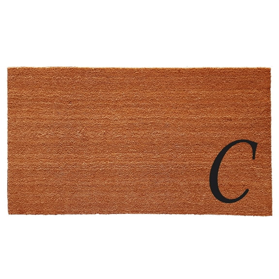 Urban Chic Monogram Doormat (Letter C)