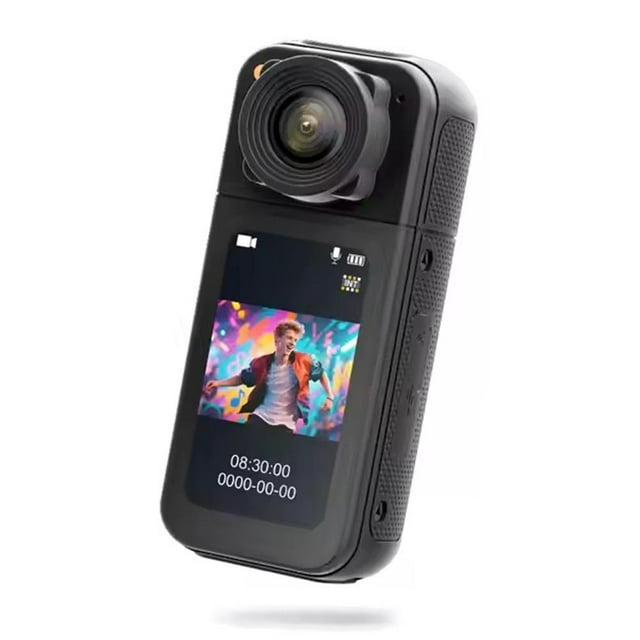 Mini Thumb Action Camera 1080P Pocket Sports Camera 1.47 Inch Wide Angle Bracket Recorder Magnetic Attraction Camera