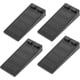 thumbnail image 1 of 4 Pcs tope de puerta de goma delgada, cuña flexible, antideslizante, para muebles y puertas, 1 of 5