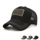 thumbnail image 2 of Mesh Embroidered Baseball Cap Men Women Tactical Army Military USA American Flag Unisex Hip Hop Sport Outdoor Hat Peaked Caps Gao Jinjia LED, 2 of 2