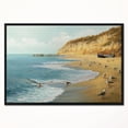 thumbnail image 2 of Designart ' The Calm Beach ' Landscape Painting Framed Canvas Print, 2 of 3