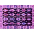 thumbnail image 1 of Ahgly Company Indoor Rectangle Abstract Purple Modern Area Rugs, 8' x 10', 1 of 4
