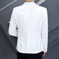thumbnail image 2 of High Quality Blazer Men‘s Italian Style Premium Simple Elegant Fashion Business Casual Work Gentleman Formal Fitted Jacket, 2 of 6