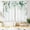 07_sage_botanical, variant on Sage Green Flower Kitchen Curtains Floral Leaves Small Short Cafe Window Curtains Rustic Botanical Wildflower Rod Pocket Bathroom Window Drapes Treatment Tier Curtains 2 Panels (27.5x39 Inch)