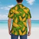thumbnail image 4 of Fotbe Fresh Corn 1 Camisa Hawaiana para Hombre Unisex – Camisa Casual de Verano con Botones de Manga Corta de Algodón y Lino,X-Large, 4 of 7