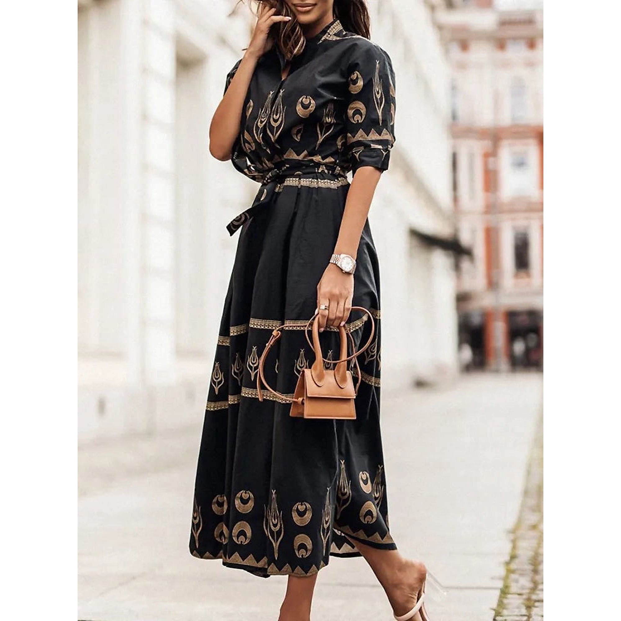 Apricot egg print dress discount