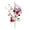 B-2B-home supplies, variant on LEFTHIGH Home Artificial Tulips with Romantic Heart Shaped Fruit Branches Valentine's Day Decoration Plastic Floral Stems for Outdoor Garden Decor 44cm Tall Multicolor Teen Girl Gifts