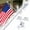 White, variant on 5ft Flag Pole with Holder Bracket for Outside House, 1" Stainless Steel Anti-Tangle Flagpole Kit for 3x5 US Flag for Garden Yard, White