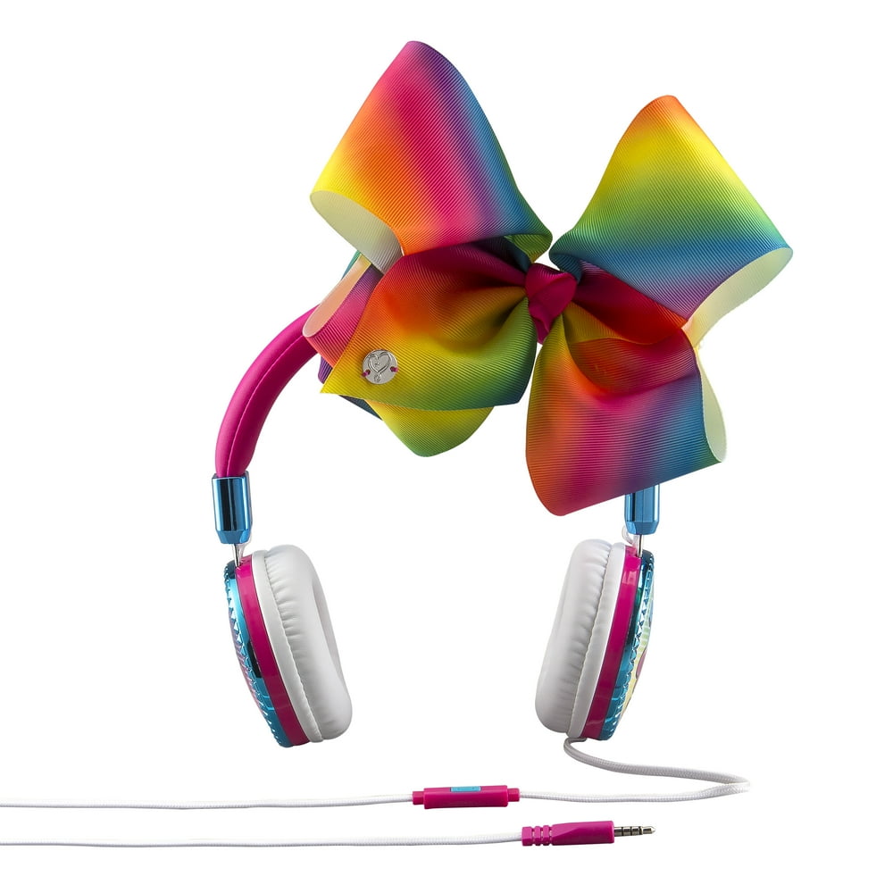 JoJo Siwa Fashion Headphones with In-line Mic - Walmart.com - Walmart.com