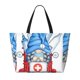thumbnail image 2 of Easygdp Medicine Gnome Truck Red Bolsa de Viaje de Playa de Gran Capacidad, Bolsa Tote Perfecta para la Playa, Escapadas de Fin de Semana y Viajes, 2 of 7