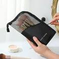thumbnail image 5 of Portable Foldable Makeup Brush Holder Case, Stand-Up Travel Organizer Pouch with Zipper for Cosmetic Brush Storage, TIKA, 5 of 6
