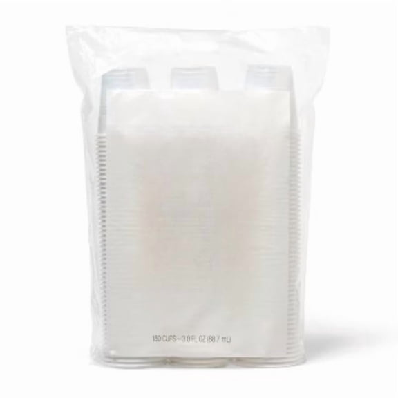White Disposable Cups - 3oz/150ct - Dealworthy