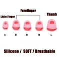 thumbnail image 4 of 5 Pcs Multifunction Silicone Thimble Tip Guitar Finger Guards DIY Crafts Tool Needlework Accessories, 4 of 7
