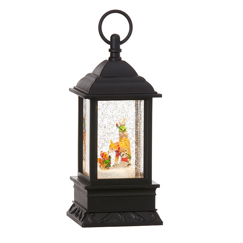 Raz Imports Holiday Water Lanterns 9.5" Forest Friends Lighted Water