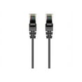 thumbnail image 2 of Belkin Slim - Patch cable - RJ-45 (M) to RJ-45 (M) - 12 ft - UTP - CAT 6 - molded, snagless - black, 2 of 7