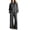 Dark Gray, variant on Domzest 2 Piece Sweatsuits Sets for Women Long Sleeve Crew Neck Sweatshirt and Wide Leg Sweatpants with Pockets Casual Tracksuit for Spring & Fall Army Green L