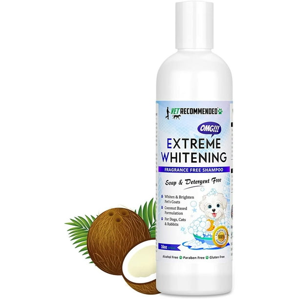 OMG Extreme Dog Whitening Shampoo (16 Oz /473ml) Coconut Based 100