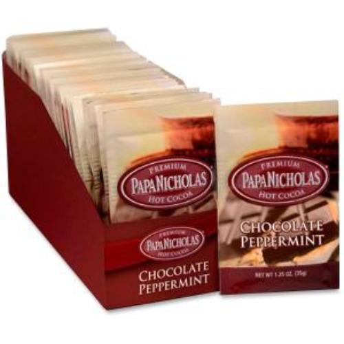 Papanicholas Coffee Chocolate mint Hot Cocoa Caffeinated Hot Cocoa, Chocolate Peppermint... by PapaNicholas Coffee