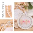thumbnail image 3 of Limei Stylish Makeup Plate Lovely Bow Nail Supplies Imitation Pearl Trim, 3 of 7