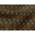 thumbnail image 4 of oneOone Viscose Jersey Fabric Leaves & Floral Block Printed Fabric 1 Yard 60 Inch Wide, 4 of 4
