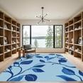 thumbnail image 2 of ODIKA 2'x3' Machine Washable Non-Slip Area Rug, Modern Blue High Traffic Rug, Blue, 1099350, 2 of 7