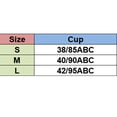 thumbnail image 3 of PEASKJP Tube Top Bra for Women Strapless Bra Bandeau Bra Blue S, 3 of 3