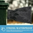 thumbnail image 4 of Tozuoyouz Outdoor Faucet Covers For Winter Freeze Protection, 2 Pack Outside Faucet Socks For Winter, Thicken Waterproof Hose Bib Spigot Covers For Winter, Reusable Insulated Spigot Covers Black-2Pc, 4 of 8