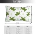 thumbnail image 2 of KLL Cute Turtle Pillow Covers Envelope Closure,Super Soft and Cozy Fuzzy Fleece Pillow Case Cover (No pillow core）, 2 of 5