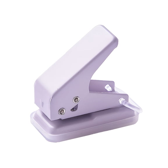 CCOCC Single Hole Punch with Precision Alignment - Heavy-Duty Paper Puncher for Office & Crafting,Ergonomic Design
