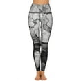 thumbnail image 2 of Marble Texture High Waisted Leggings for Women No See Through Tummy Control Buttery Soft Yoga Pants for Workout Athletic Running, 2 of 6