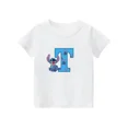thumbnail image 3 of Nueva camiseta de algodón con letras ABCD de Stitch para niños, camisetas con combinación de nombres para niñas y niños, camisetas de dibujos animados Kawaii, ropa informal para niños, 3 of 5