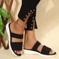 thumbnail image 1 of Sandalias informales de moda para mujer, zapatos de tacón plano para exteriores, zapatillas de playa Wmkox8yii  ytu8564, 1 of 7