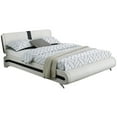 thumbnail image 2 of White Platform King Bed with Two Nightstands, 2 of 4