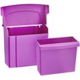 thumbnail image 2 of Alpine Industries Sanitary Napkin Receptacle, Tampon Disposal, Durable ABS Plastic, Purple, 2 of 4