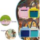 thumbnail image 5 of Bolsa de almuerzo para mujeres y hombres, elegante bolsa de almuerzo colorida, lonchera aislada a prueba de fugas, bolsa de almuerzo reutilizable para preparar comidas (beige y verde) 23 x 1, 5 of 5