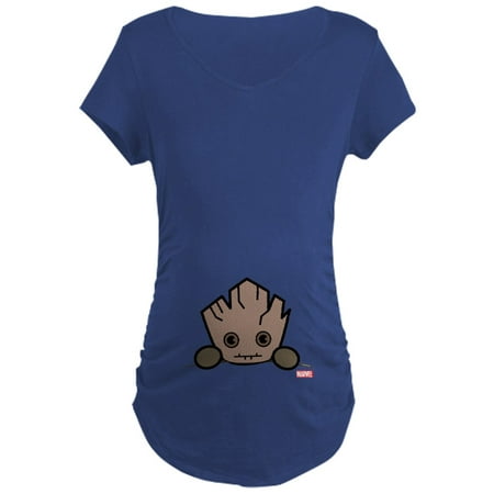 

CafePress - Groot Peeking Maternity Dark T Shirt - Maternity Dark T-Shirt