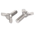 thumbnail image 1 of Tuerca mariposa de acero inoxidable 304, tornillo métrico M10 x 30mm, 2 piezas, 1 of 2