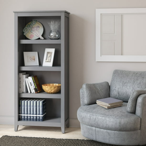 Find bookshelves & bookcases for your home office or living space areas. better homes gardens bookcase with adjustable shelves antique gray