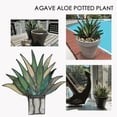 thumbnail image 4 of Wosthever Adornos vegetales para jardín Adornos de jardín resistentes y resistentes hechos a mano para exteriores Decoración del hogar verde, 4 of 6