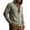 #04Army Green, variant on Mens Long Sleeve Hooded Shirts Casual Buttons Down Shirts with 2 Pockets Black L