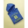 thumbnail image 3 of Smartprints Mens Graphic Hoodie Royal - I'm Gaming Cotton Blend Classic Fit, 3 of 4
